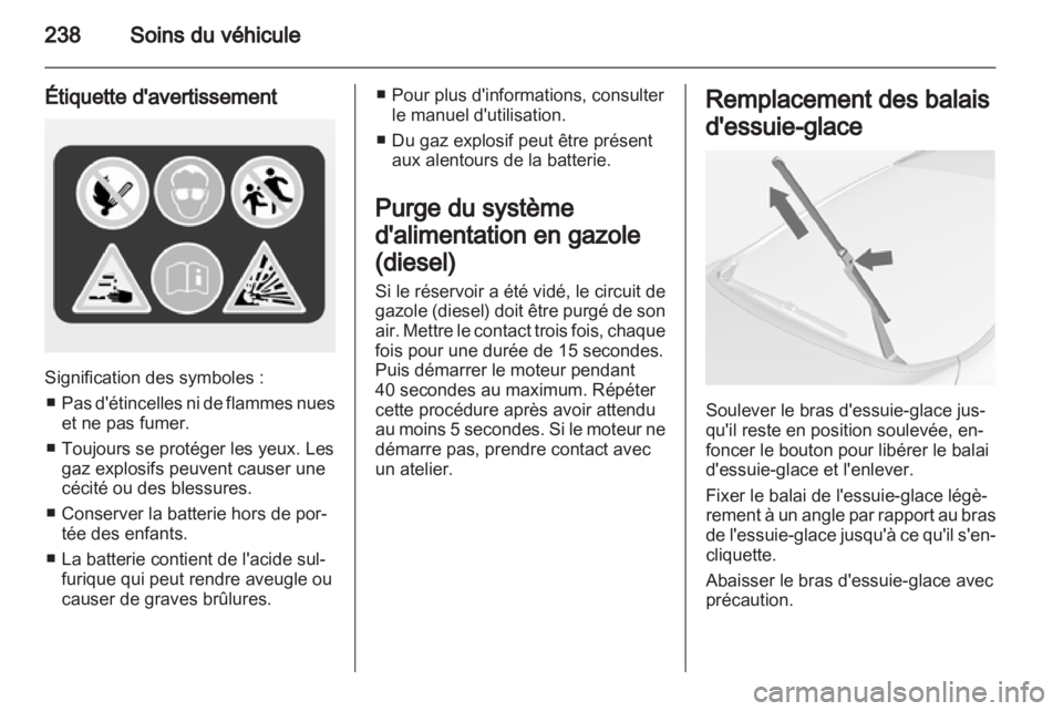 OPEL ASTRA J 2013  Manuel dutilisation (in French) 