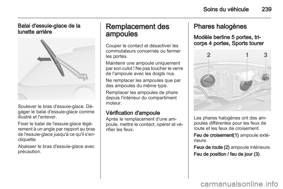 OPEL ASTRA J 2013  Manuel dutilisation (in French) 