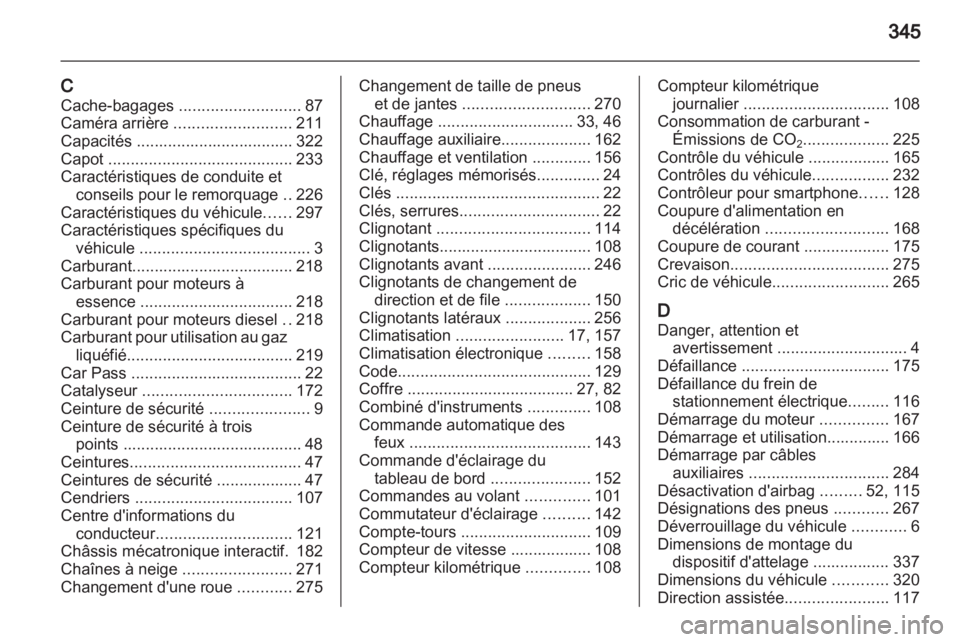 OPEL ASTRA J 2013  Manuel dutilisation (in French) 