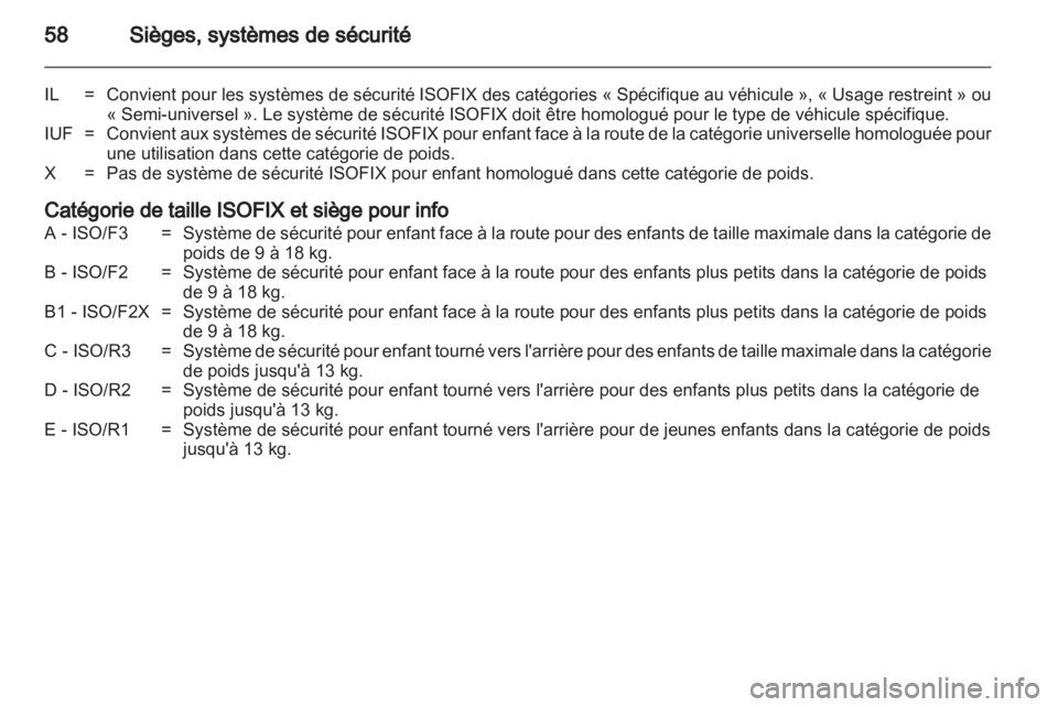 OPEL ASTRA J 2013  Manuel dutilisation (in French) 