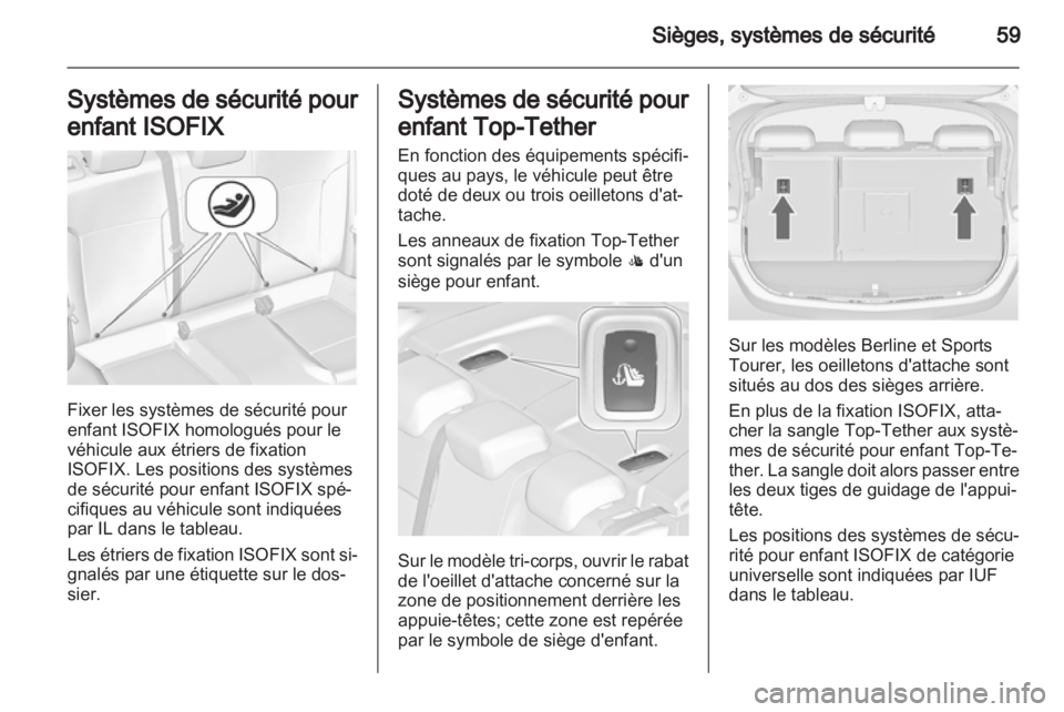 OPEL ASTRA J 2013  Manuel dutilisation (in French) 