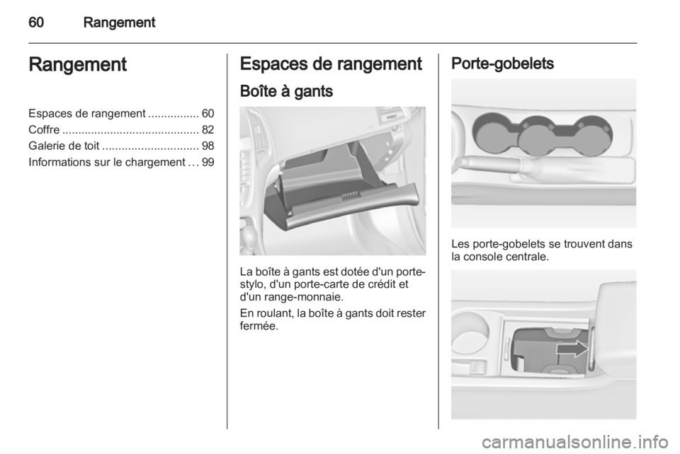 OPEL ASTRA J 2013  Manuel dutilisation (in French) 