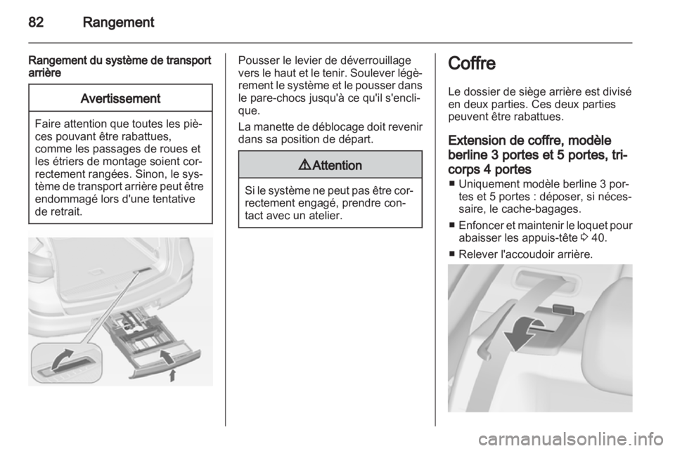 OPEL ASTRA J 2013  Manuel dutilisation (in French) 