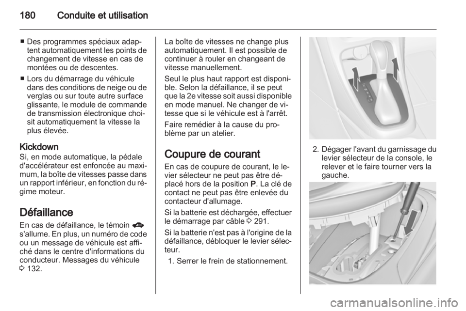 OPEL ASTRA J 2013.5  Manuel dutilisation (in French) 