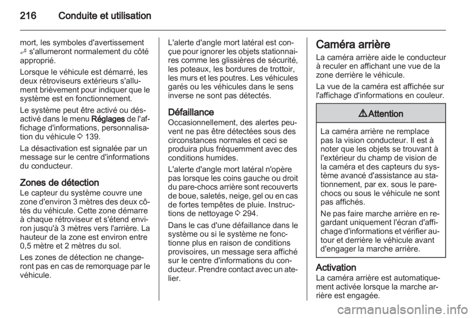 OPEL ASTRA J 2013.5  Manuel dutilisation (in French) 