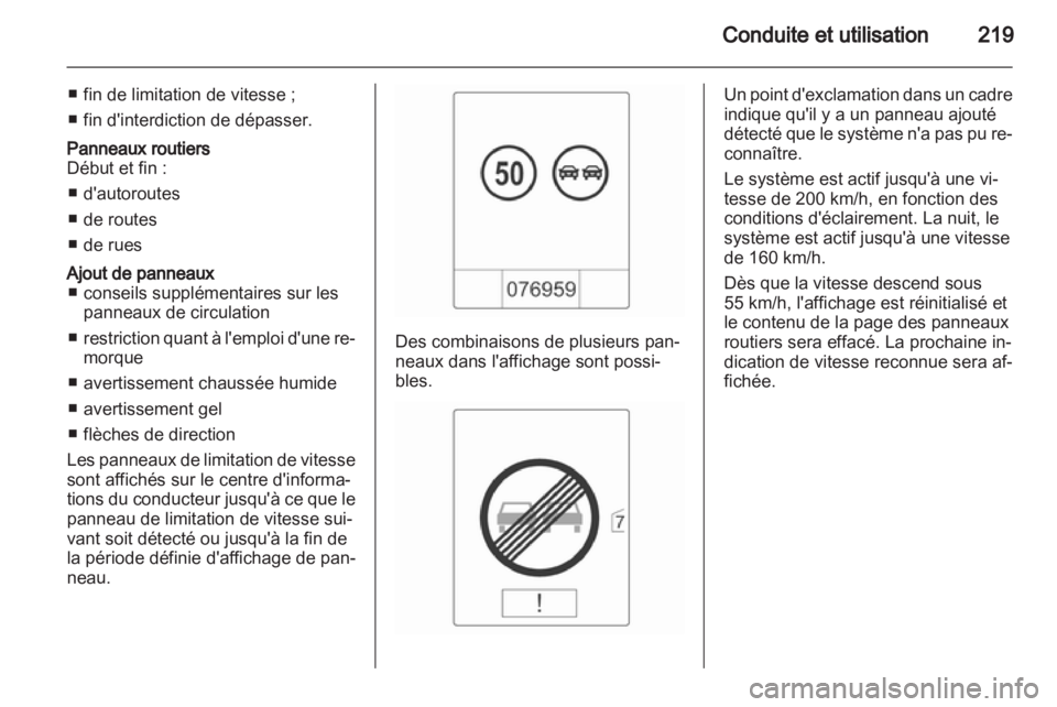 OPEL ASTRA J 2013.5  Manuel dutilisation (in French) 