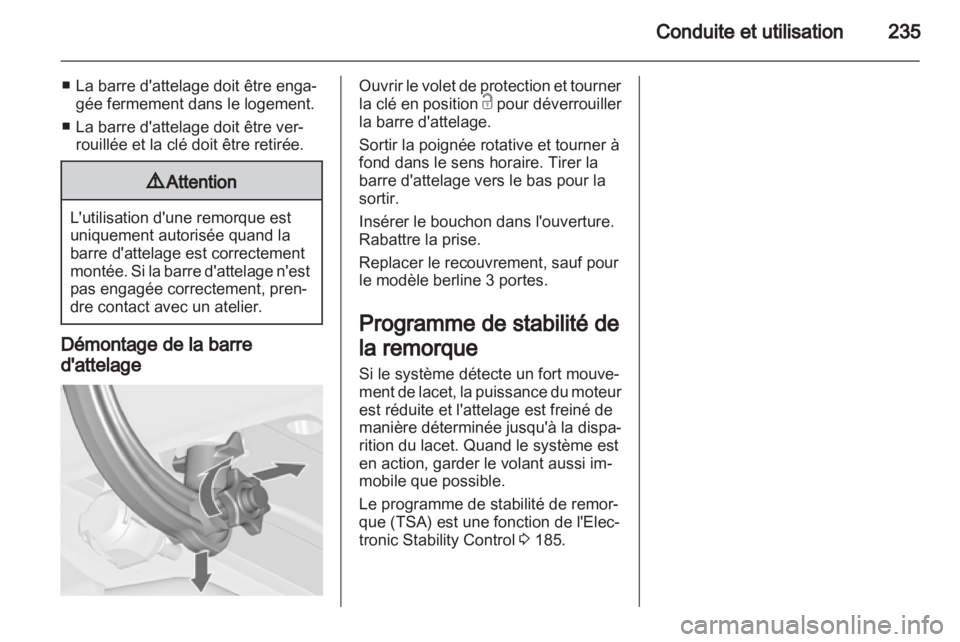 OPEL ASTRA J 2013.5  Manuel dutilisation (in French) 
