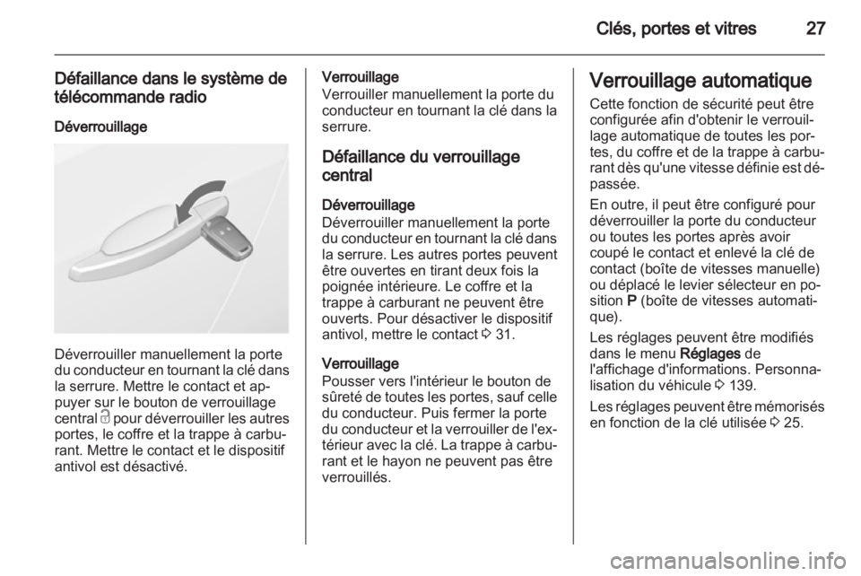 OPEL ASTRA J 2013.5  Manuel dutilisation (in French) 