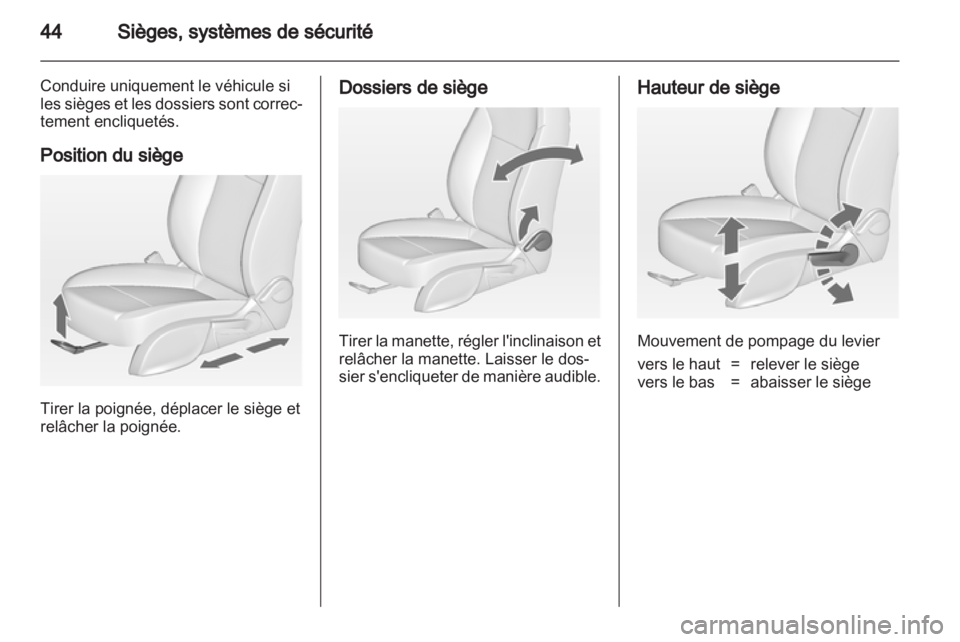 OPEL ASTRA J 2013.5  Manuel dutilisation (in French) 