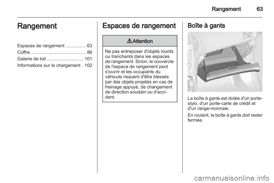 OPEL ASTRA J 2013.5  Manuel dutilisation (in French) 