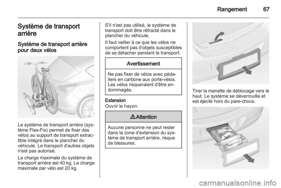 OPEL ASTRA J 2013.5  Manuel dutilisation (in French) 
