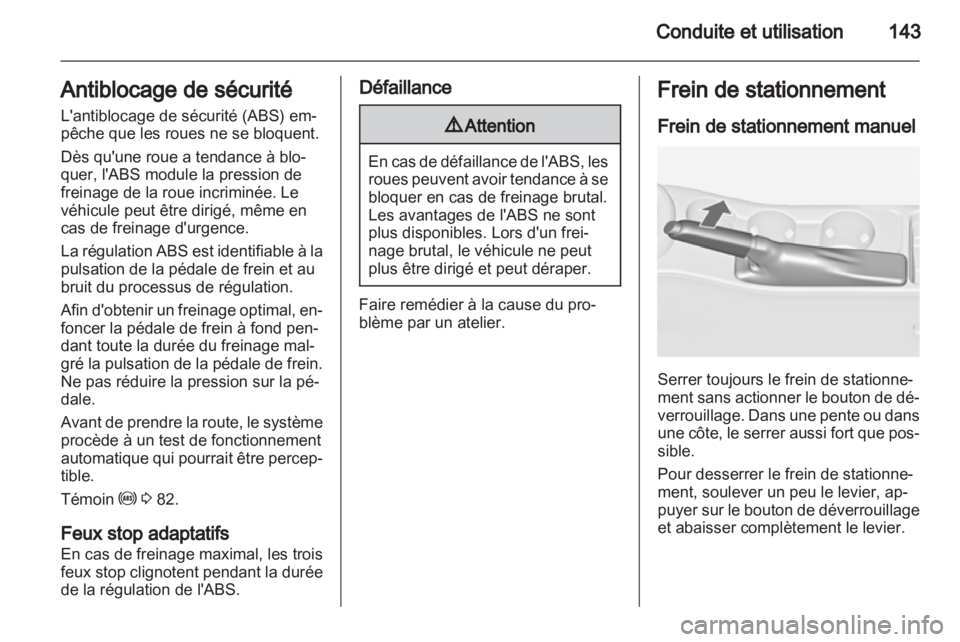OPEL ASTRA J GTC 2012.5  Manuel dutilisation (in French) 