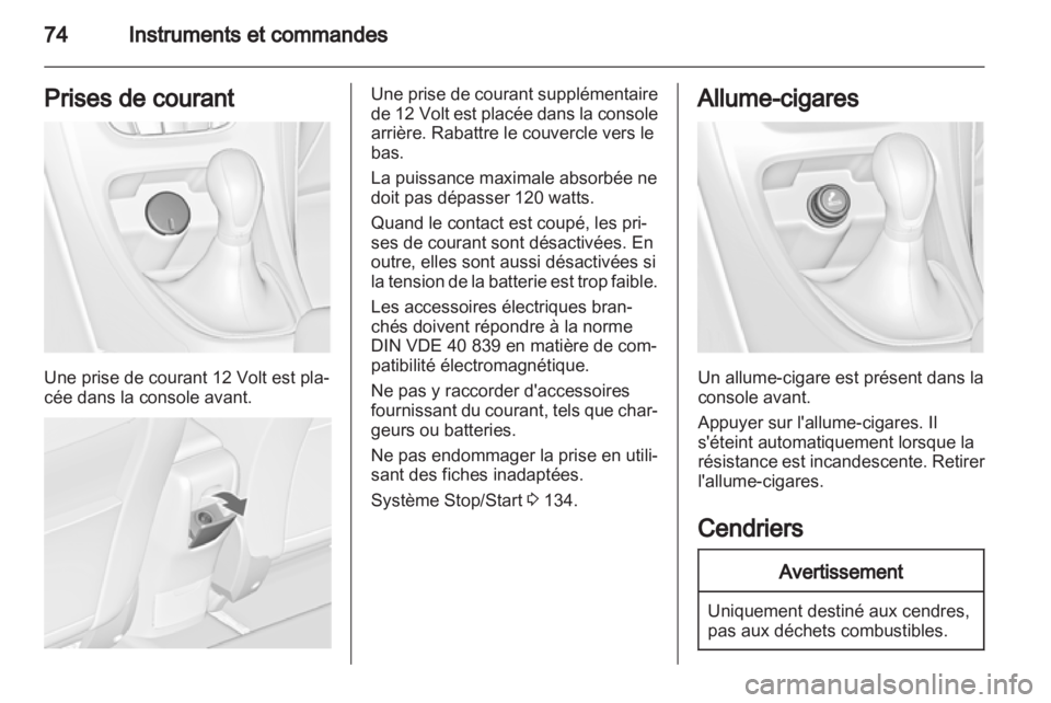 OPEL ASTRA J GTC 2012.5  Manuel dutilisation (in French) 