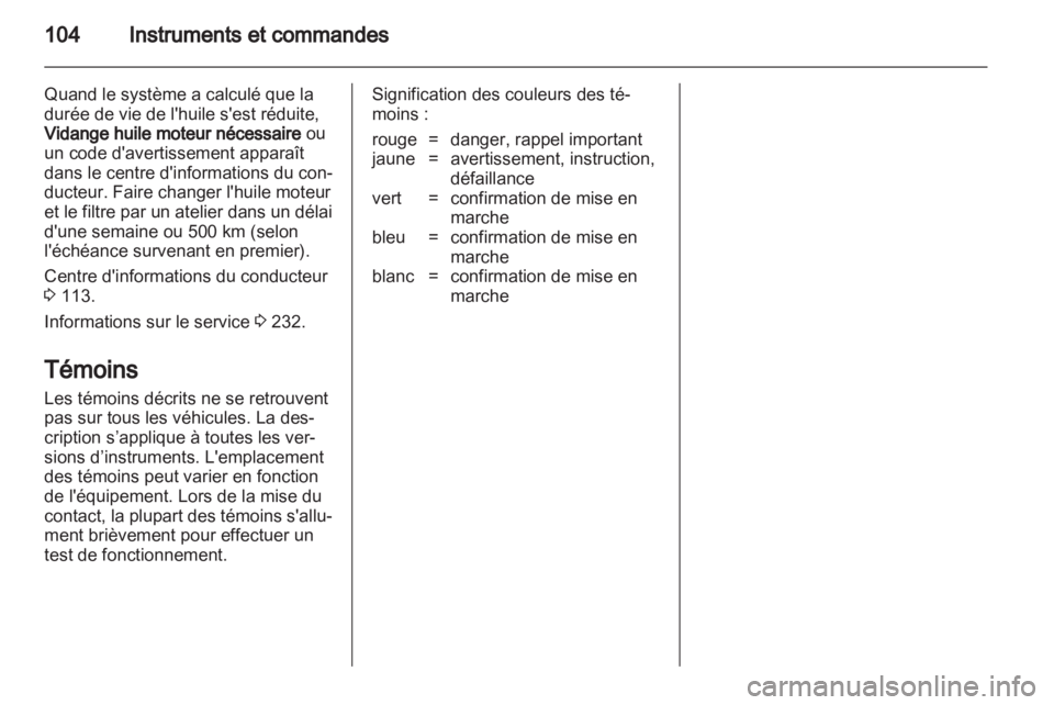 OPEL ASTRA J HB5 & ST 2012  Manuel dutilisation (in French) 