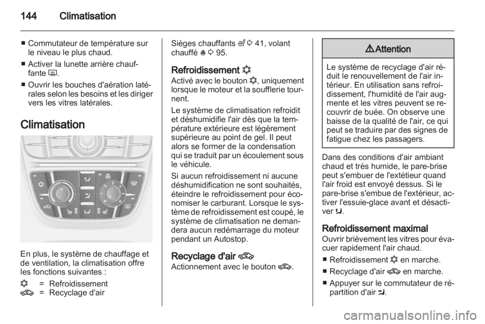 OPEL ASTRA J HB5 & ST 2012  Manuel dutilisation (in French) 