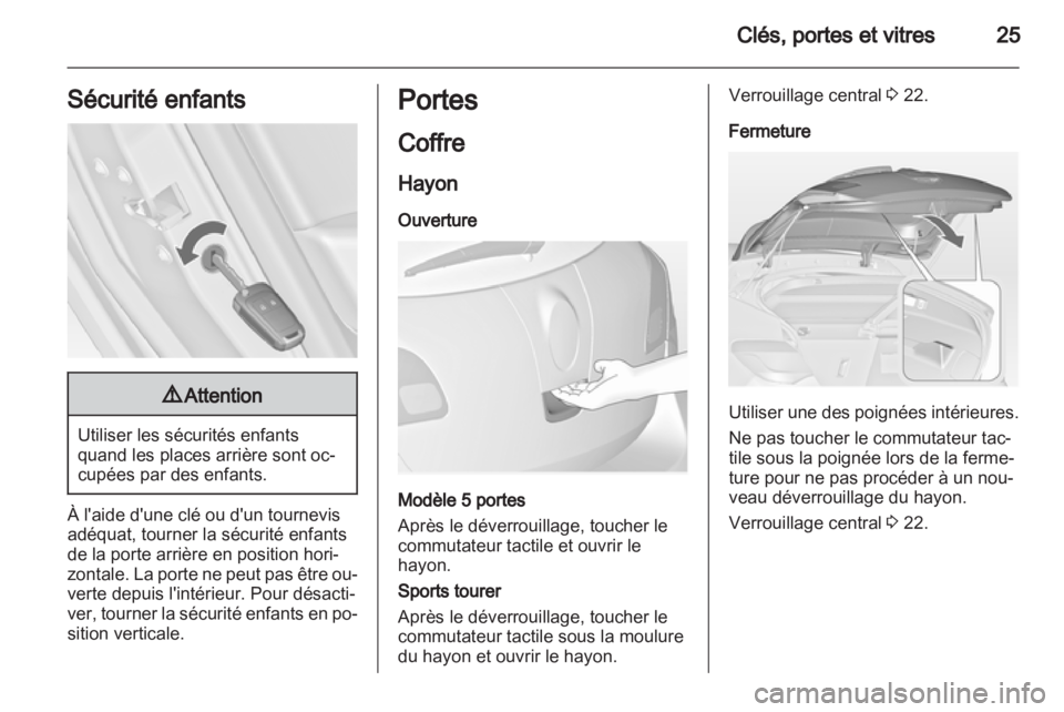 OPEL ASTRA J HB5 & ST 2012  Manuel dutilisation (in French) 