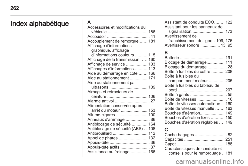 OPEL ASTRA J HB5 & ST 2012  Manuel dutilisation (in French) 
