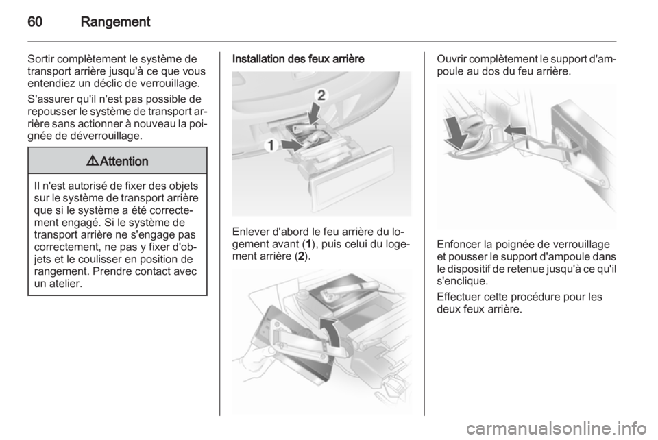 OPEL ASTRA J HB5 & ST 2012  Manuel dutilisation (in French) 