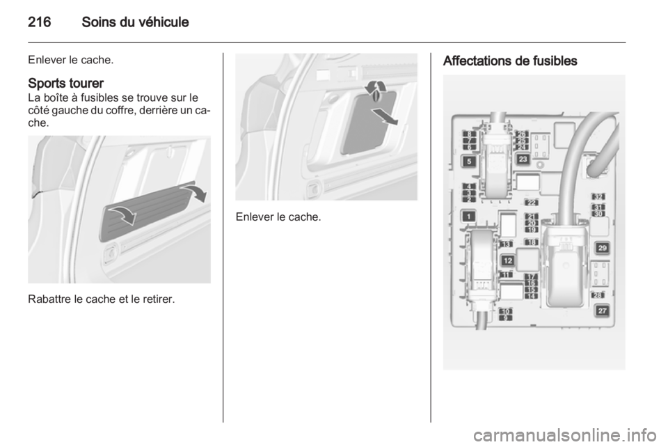 OPEL ASTRA J HB5 & ST 2012.5  Manuel dutilisation (in French) 
