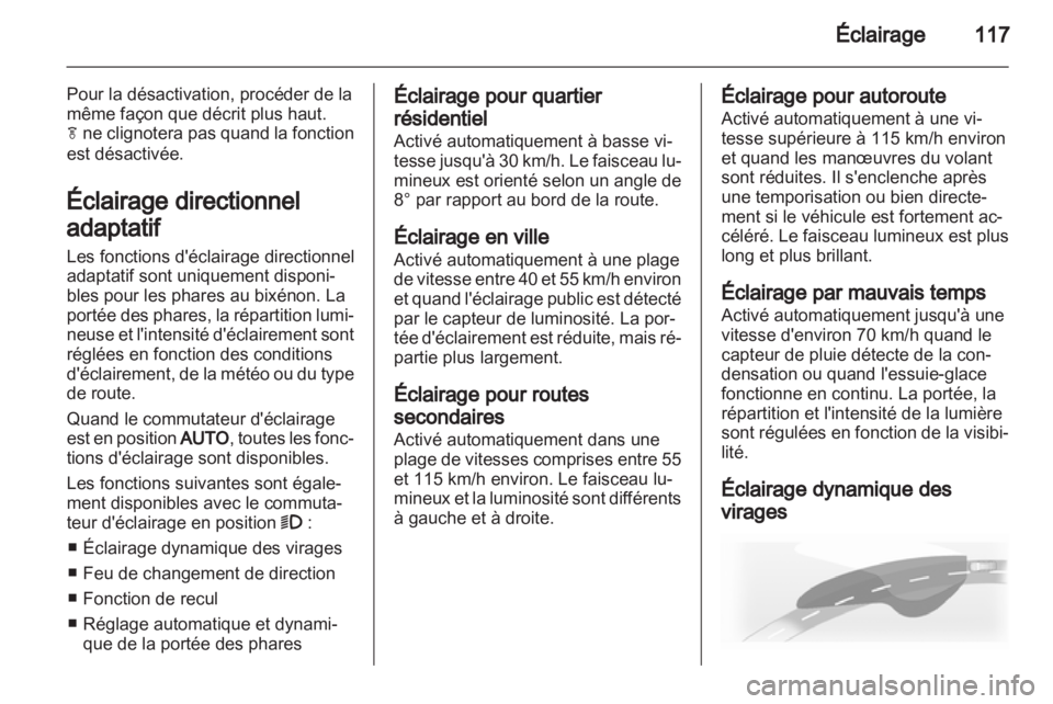 OPEL CASCADA 2013.5  Manuel dutilisation (in French) 
