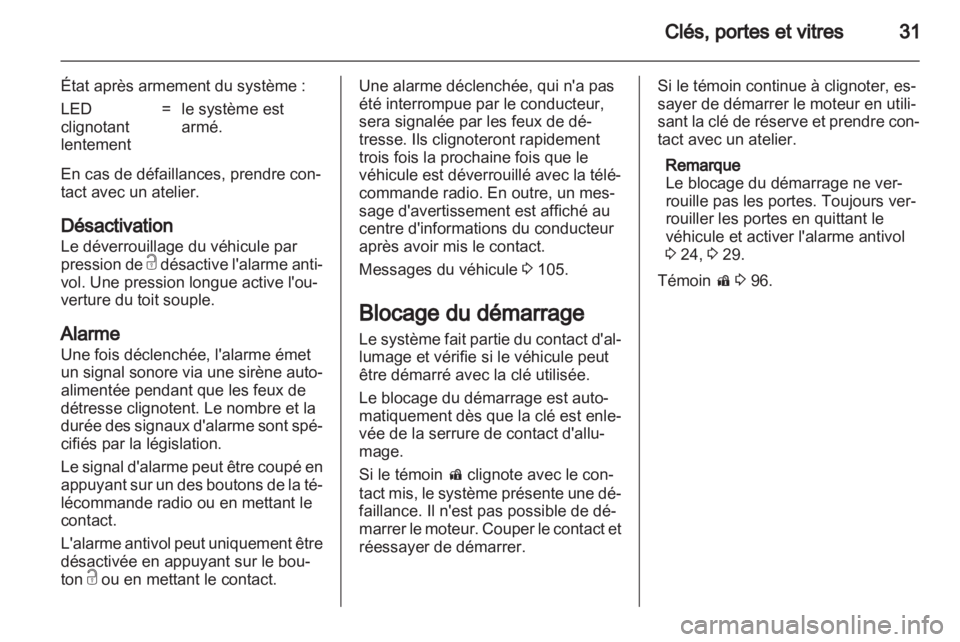 OPEL CASCADA 2013.5  Manuel dutilisation (in French) 