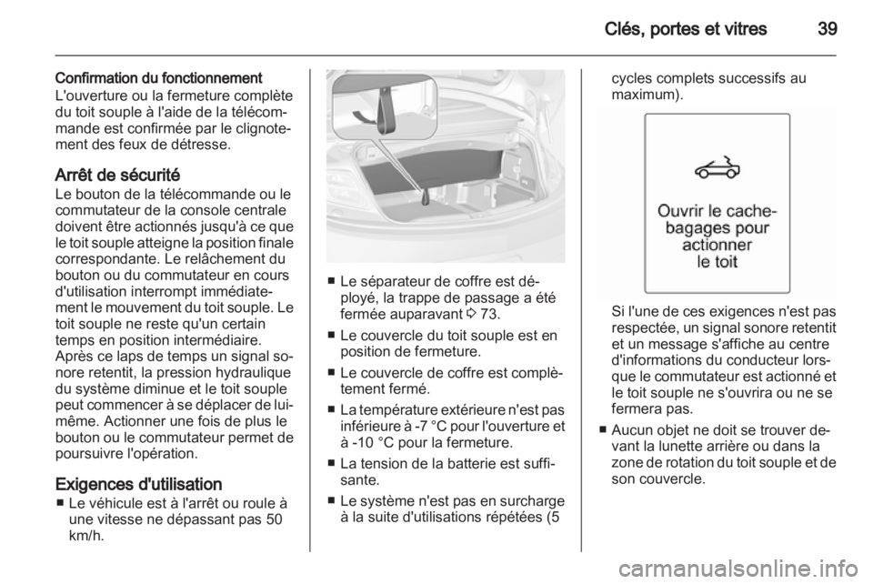 OPEL CASCADA 2013.5  Manuel dutilisation (in French) 