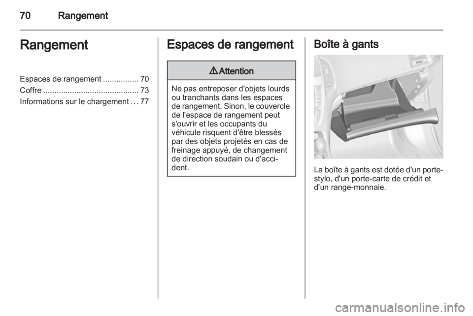 OPEL CASCADA 2013.5  Manuel dutilisation (in French) 