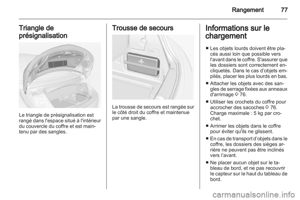 OPEL CASCADA 2013.5  Manuel dutilisation (in French) 