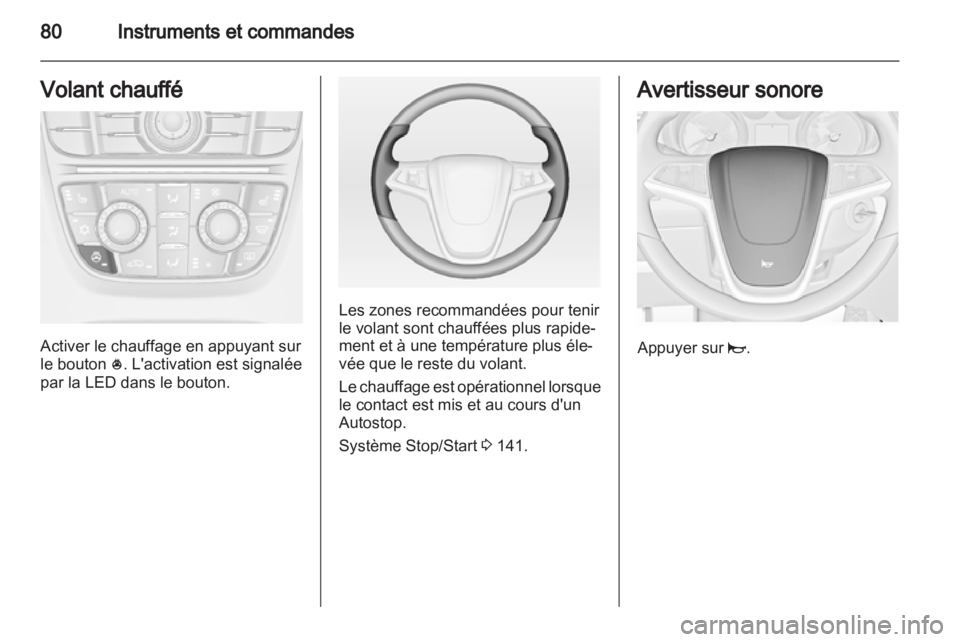 OPEL CASCADA 2013.5  Manuel dutilisation (in French) 