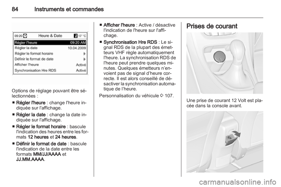 OPEL CASCADA 2013.5  Manuel dutilisation (in French) 