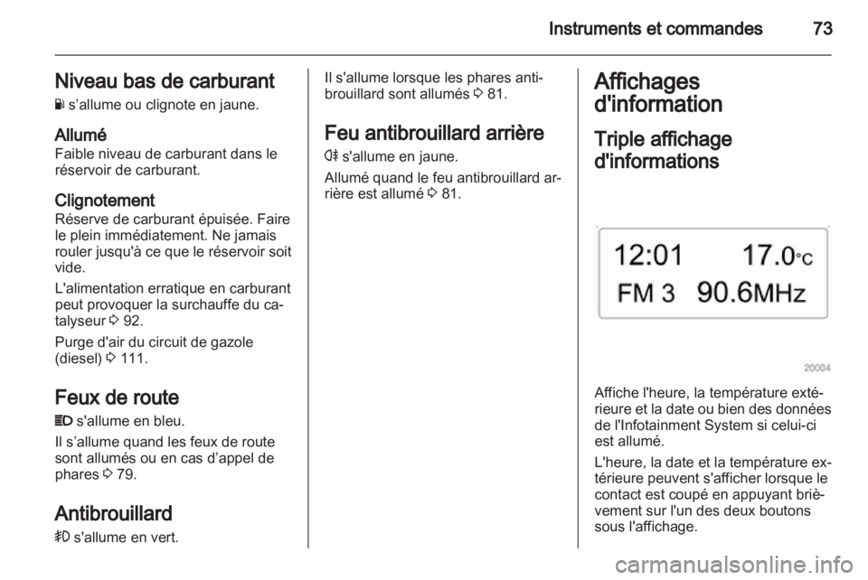 OPEL COMBO 2011  Manuel dutilisation (in French) 