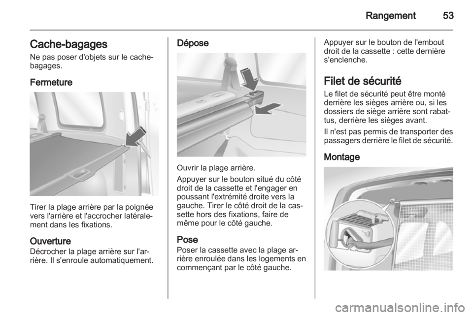 OPEL COMBO 2011.5  Manuel dutilisation (in French) 