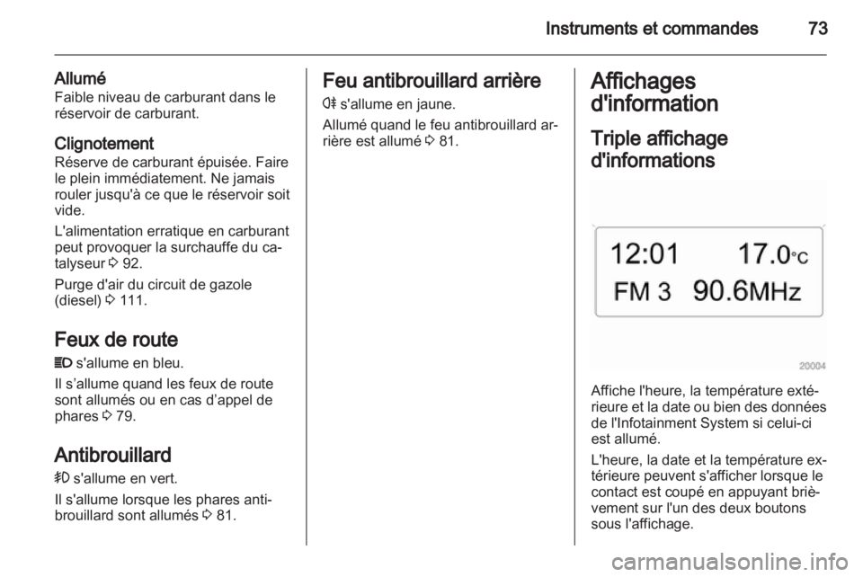 OPEL COMBO 2011.5  Manuel dutilisation (in French) 