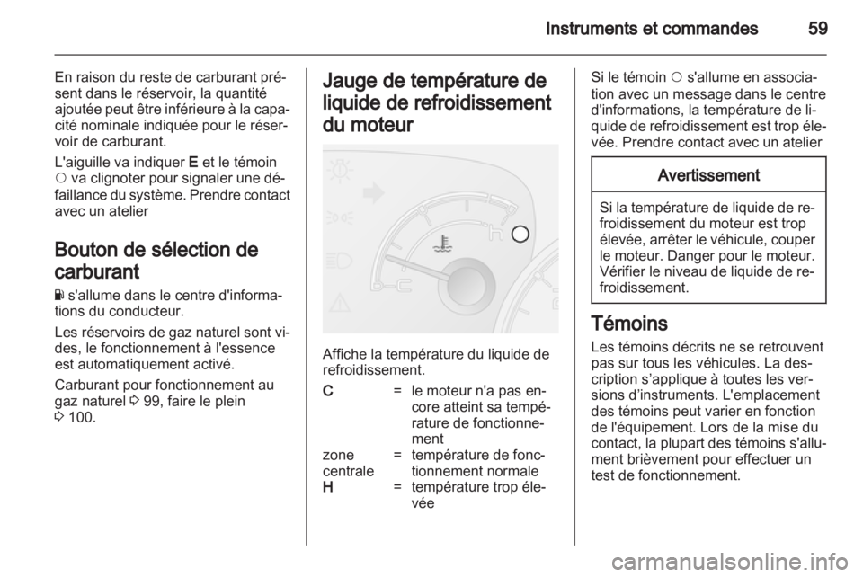 OPEL COMBO D 2012  Manuel dutilisation (in French) 