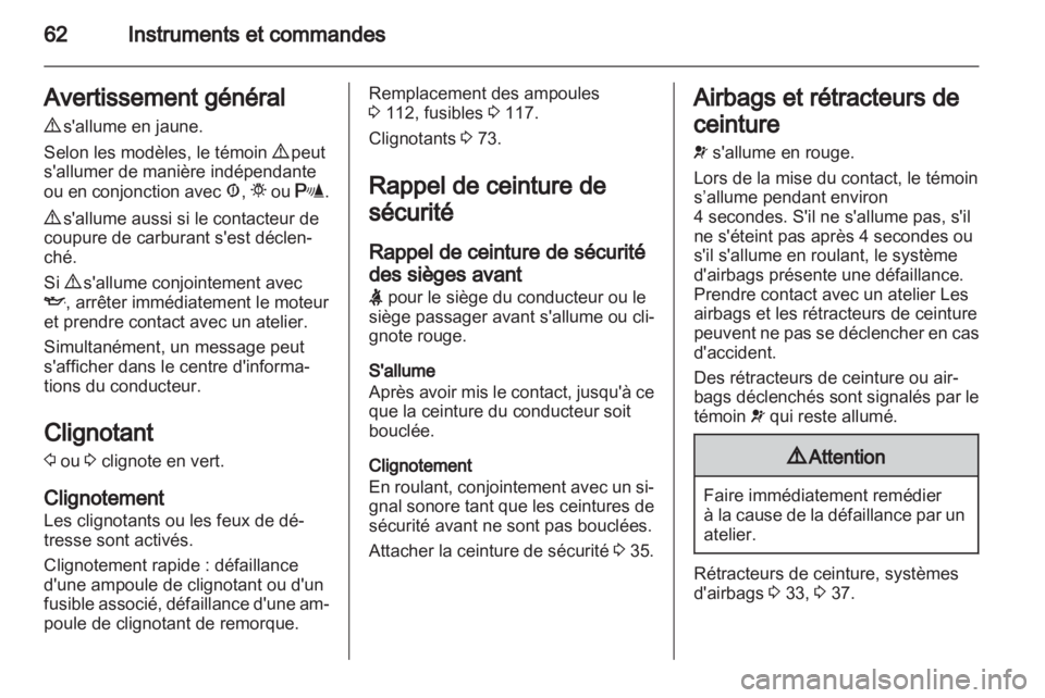 OPEL COMBO D 2012  Manuel dutilisation (in French) 