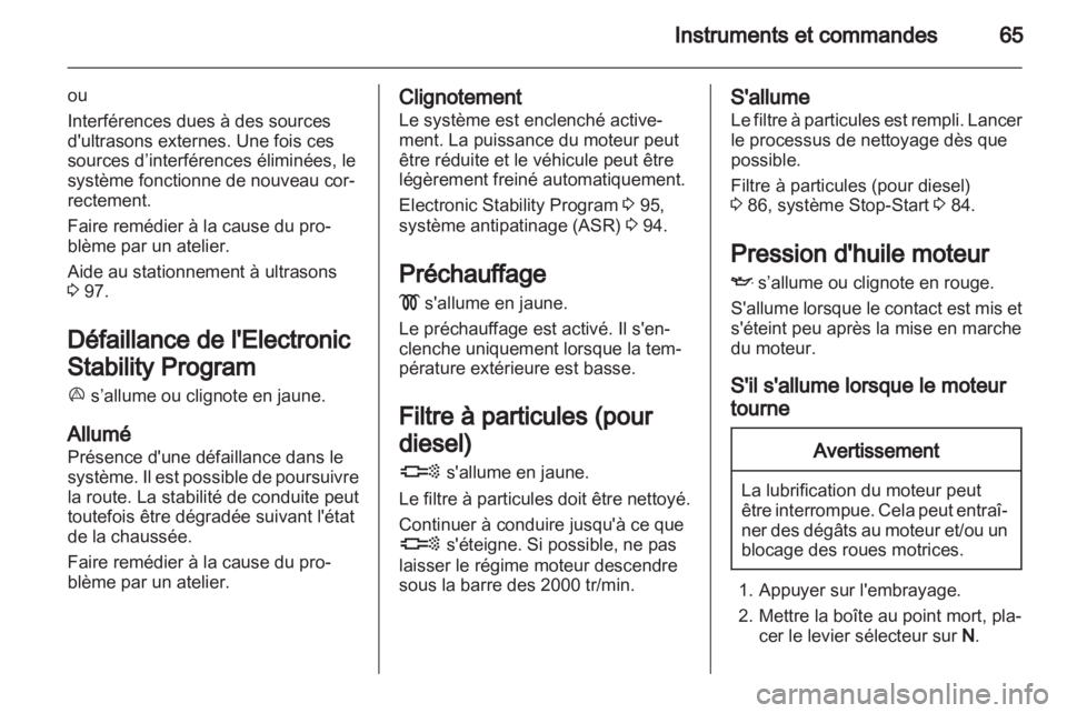 OPEL COMBO D 2012  Manuel dutilisation (in French) 