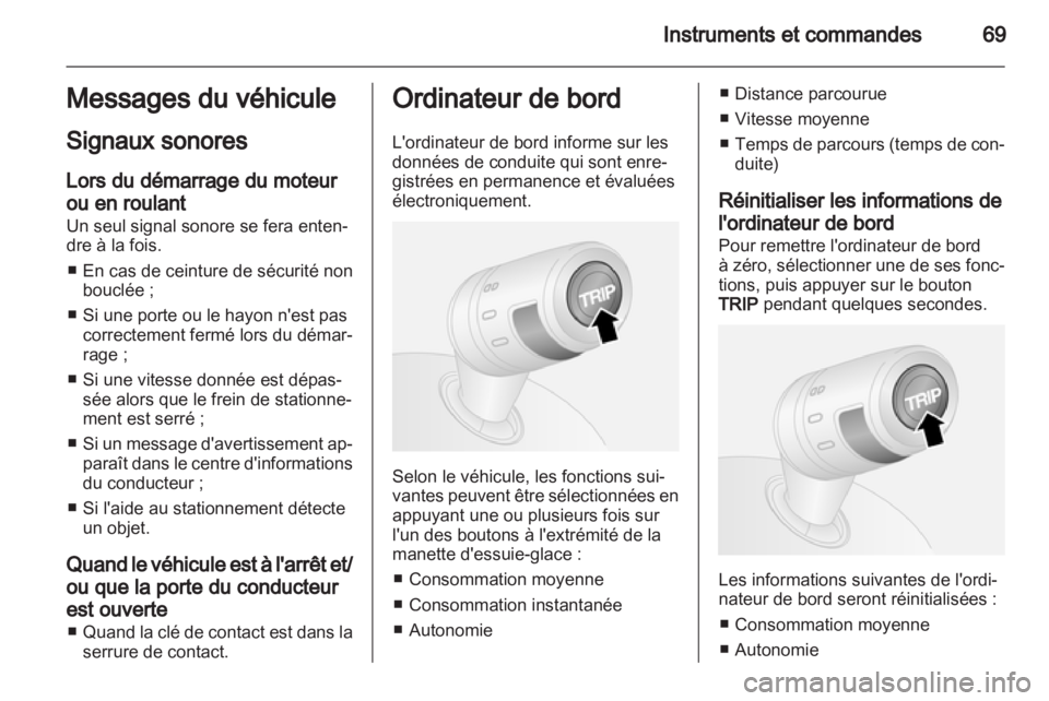 OPEL COMBO D 2012  Manuel dutilisation (in French) 