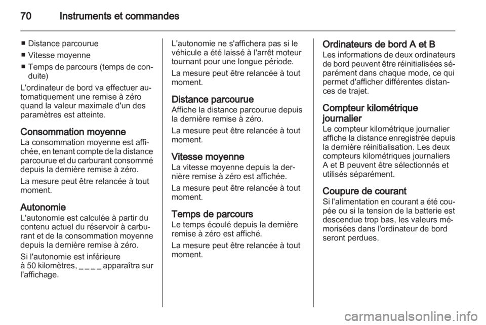 OPEL COMBO D 2012  Manuel dutilisation (in French) 