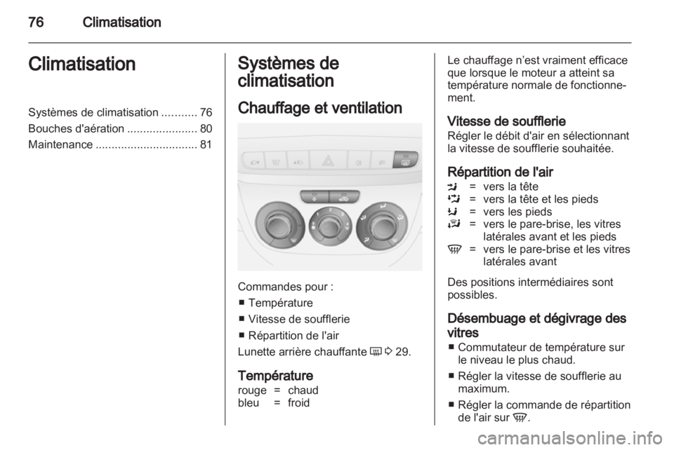 OPEL COMBO D 2012  Manuel dutilisation (in French) 
