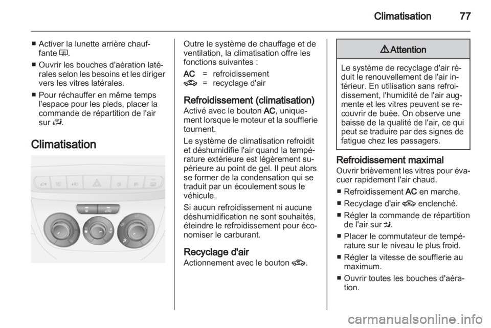 OPEL COMBO D 2012  Manuel dutilisation (in French) 