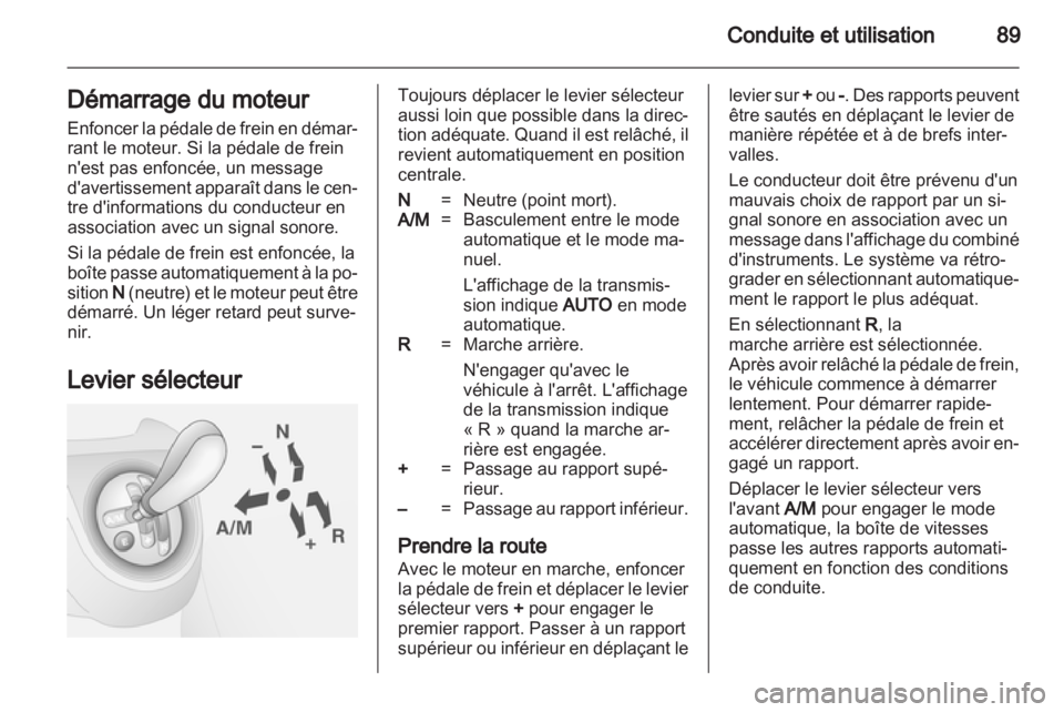 OPEL COMBO D 2012  Manuel dutilisation (in French) 