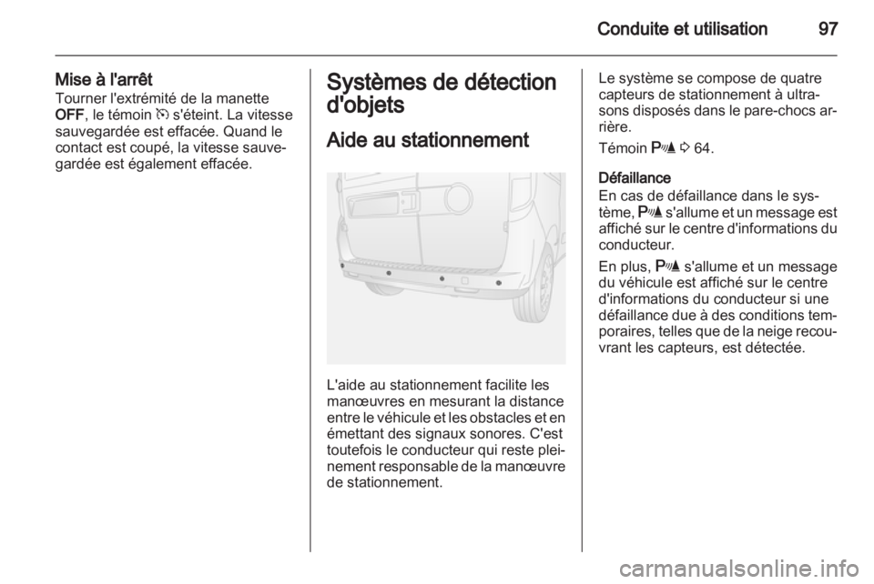 OPEL COMBO D 2012  Manuel dutilisation (in French) 