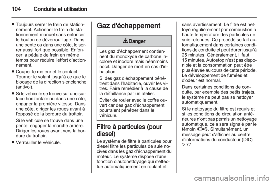 OPEL COMBO D 2013  Manuel dutilisation (in French) 