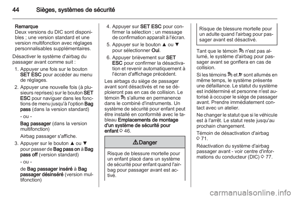OPEL COMBO D 2013  Manuel dutilisation (in French) 