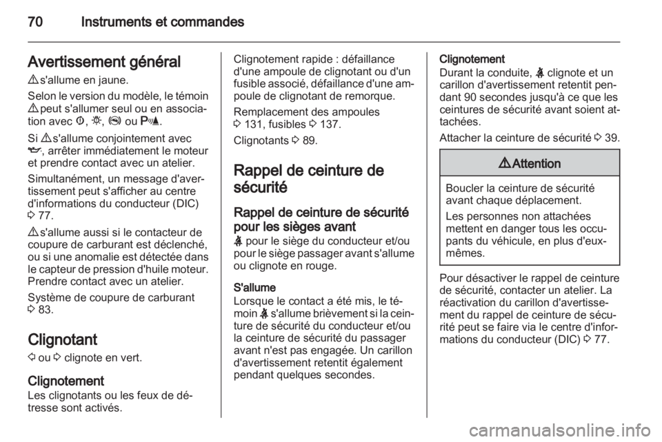 OPEL COMBO D 2013  Manuel dutilisation (in French) 