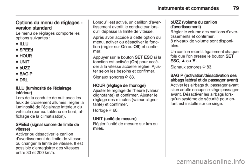 OPEL COMBO D 2013  Manuel dutilisation (in French) 
