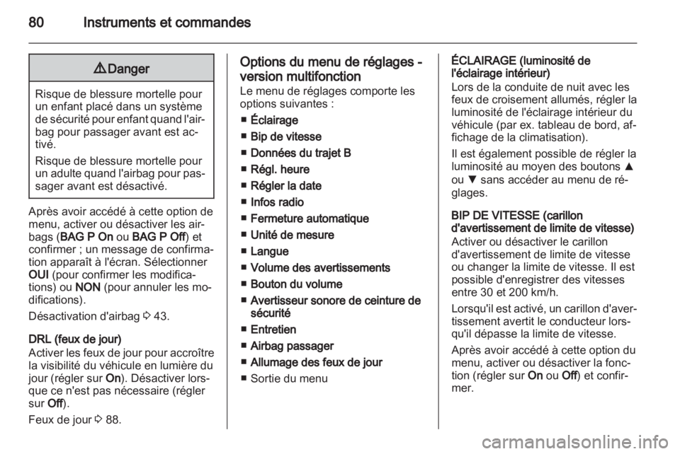 OPEL COMBO D 2013  Manuel dutilisation (in French) 