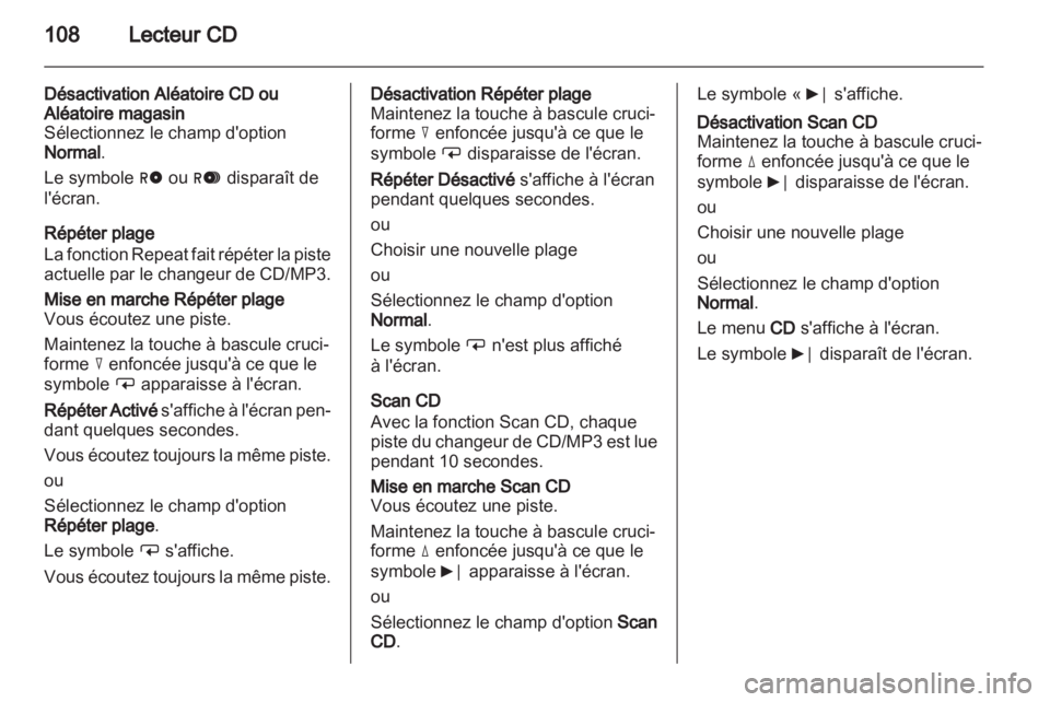 OPEL CORSA 2010.5  Manuel multimédia (in French) 