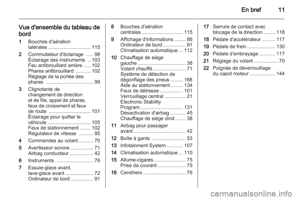 OPEL CORSA 2010.5  Manuel dutilisation (in French) 