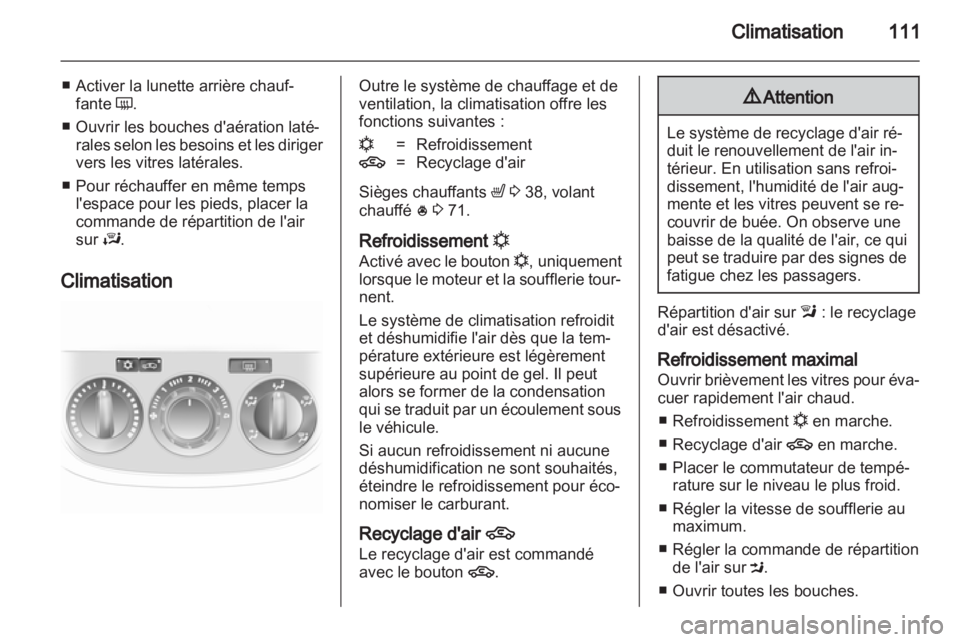 OPEL CORSA 2010.5  Manuel dutilisation (in French) 